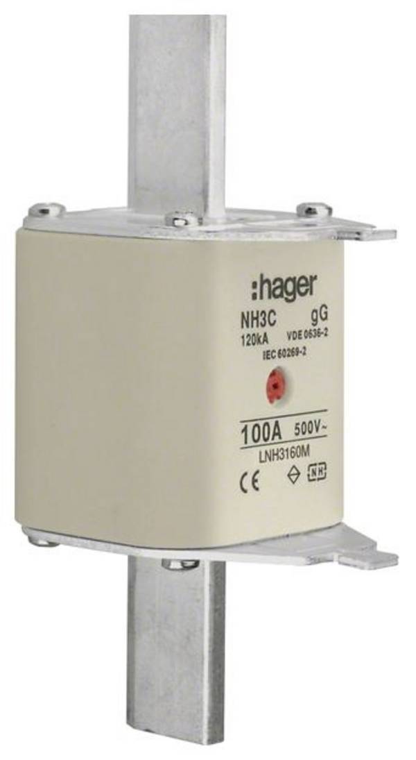Hager LNH3160M NH poistka     160 A   3 ks