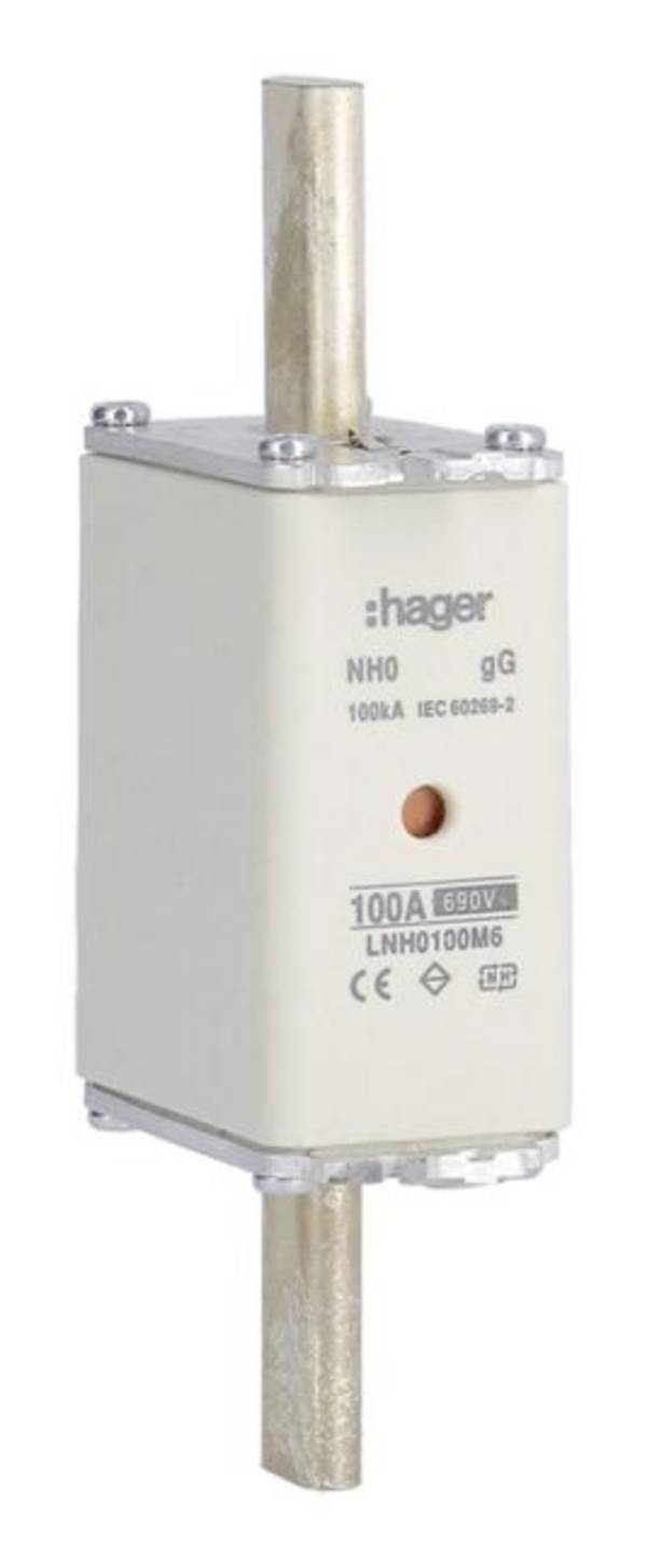 Hager LNH0100M6 NH poistka     100 A   3 ks