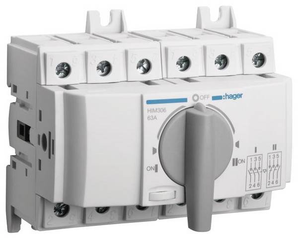Hager HIM306 HIM306 prepínač    3-pólové 63 A  415 V