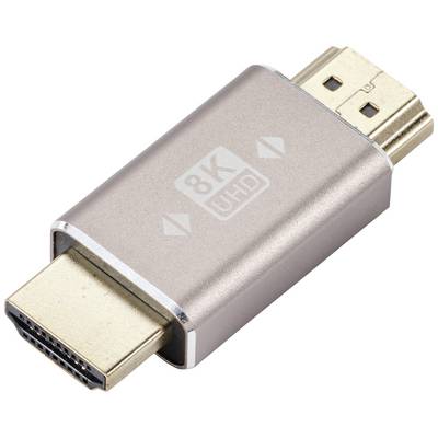 HDMI adaptér s nápisom '8K UHD' na pripojenie vysoko rozlíšiteľných displejov.
