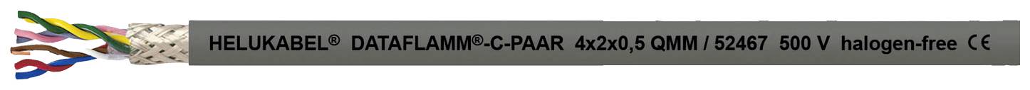 Helukabel 52448-100 Datakabel 5 x 2 x 0.25 mm² Grå 100 m