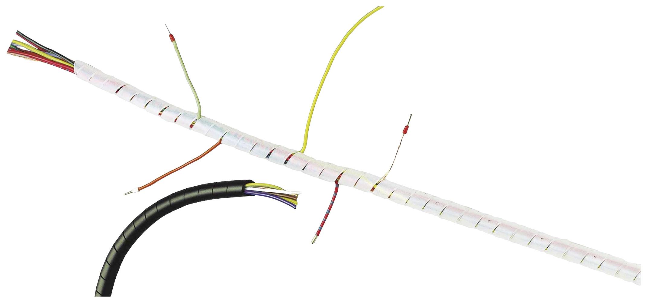 Helukabel 96300-25 22mm Spiralslange 20 til 50 mm Transparent 25 m