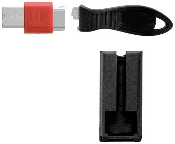 Kensington zámok portu USB     USB Lock W Cable Guard Square