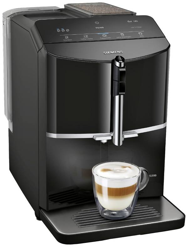 Siemens Hausgeräte Siemens SDA TF301E19 plne automatický kávovar Klavírní lak černý