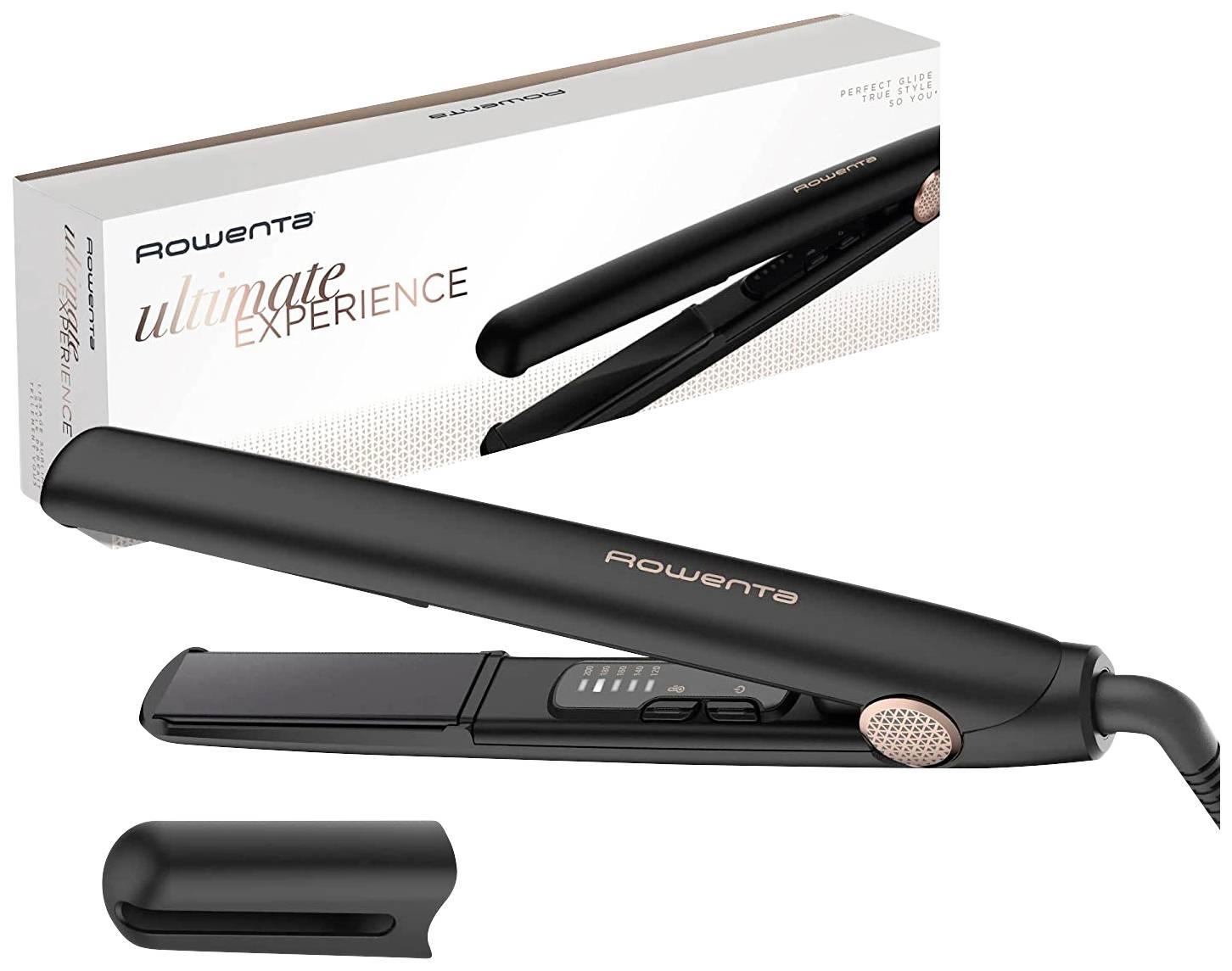 Rowenta Ultimate Experience Piastra per capelli Nero