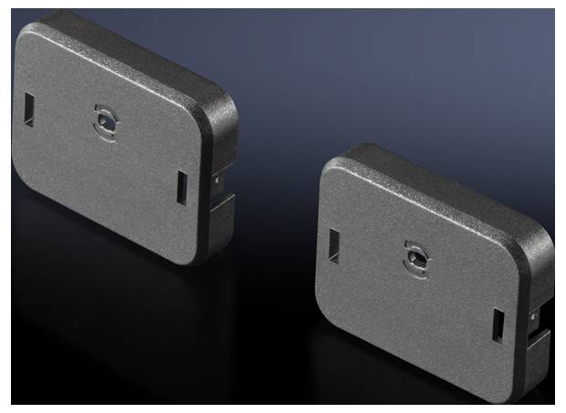 Rittal 7955015 19 inch Afdekking voor patchkast Diepzwart (RAL 9005)