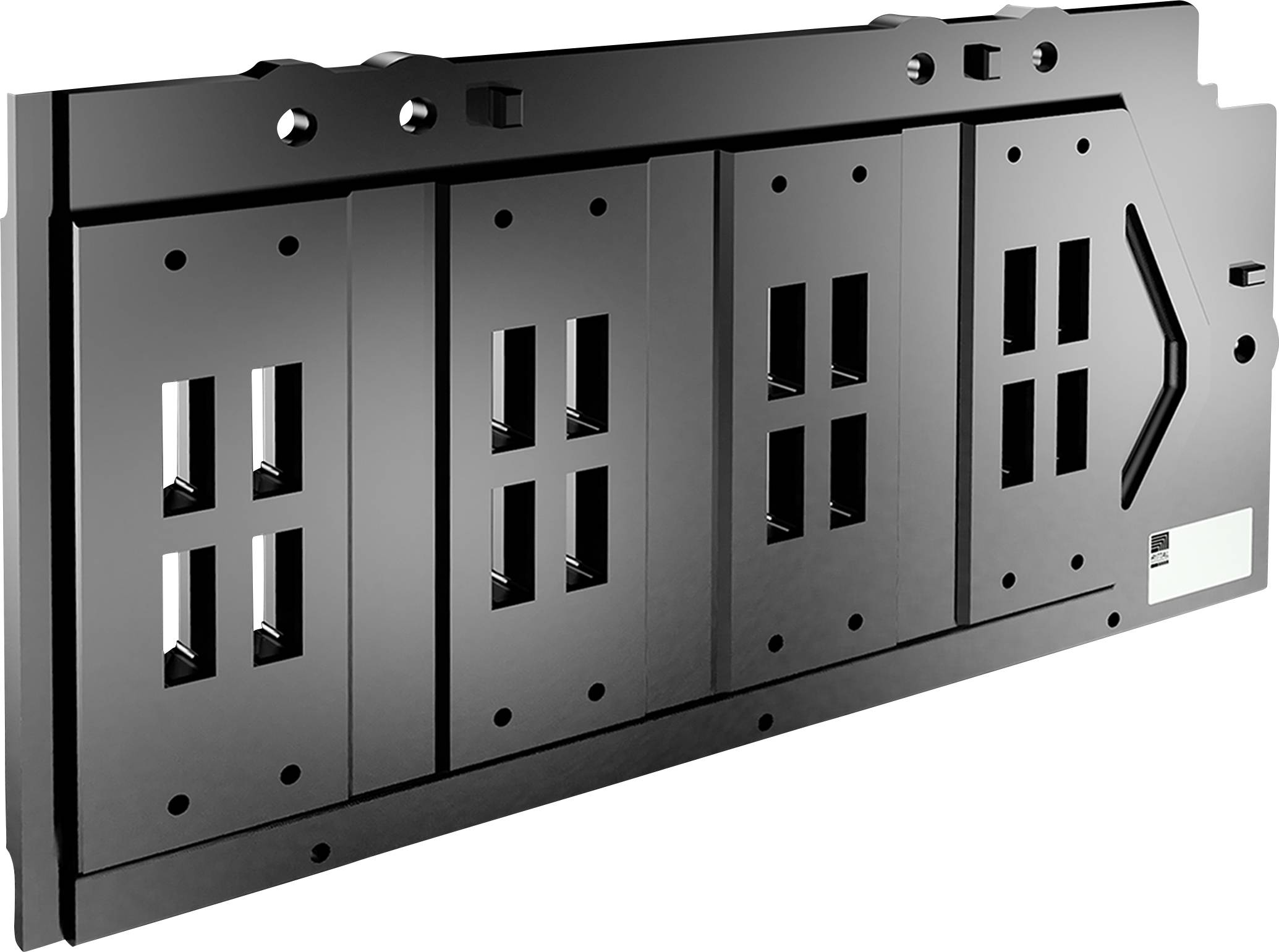 Rittal SV 9686.100 9686010 Verzamelrailhouder Diepzwart 2 stuk(s)
