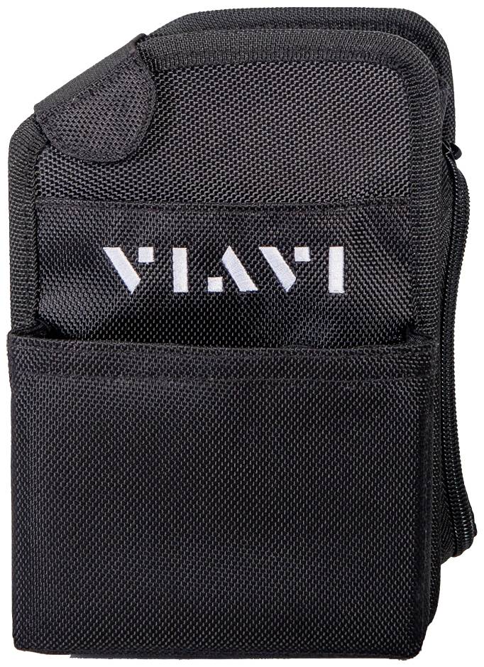 Čierne púzdro na náradie z nylonu s bielym logom 'Viavi' na prednej strane, vhodné pre nástroje alebo malé zariadenia.