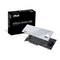 Asus Hyper M.2 X16 Gen 4 Card v striebornej farbe s čiernym obalom, zobrazuje technické detaily a chladič, určená pre rozšírenie PC.