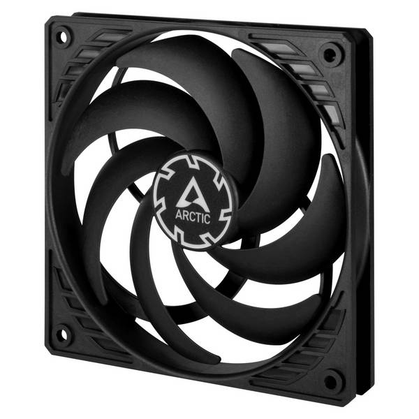 Arctic P12 PC vetrák s krytom čierna (š x v x h) 120 x 15 x 120 mm