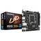 Gigabyte H610I DDR4 základná doska vedľa jej obalu, ktorý zobrazuje charakteristiky ako 'Ultra odolná základná doska' a 'UD séria'.