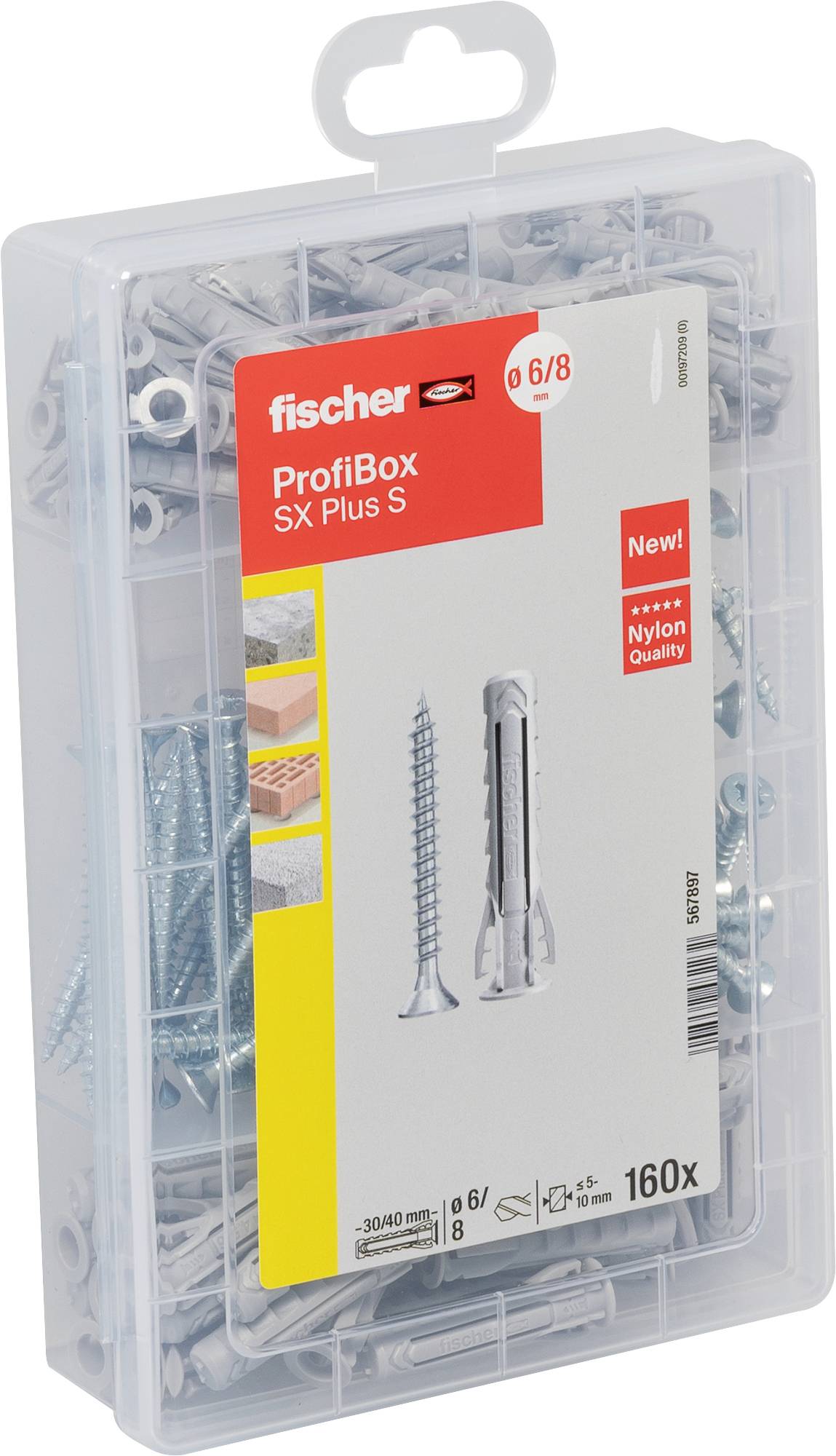 Fischer 567897 Profibox SX Plus + S Kit tasselli 1 pz.