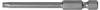 Weidmüller 2749010000 BIT E6,3 T20 X 70 bit Torx Pohon (skrutkovač): 1/4" (6,3 mm) Typ zakončenia: TX TX 20