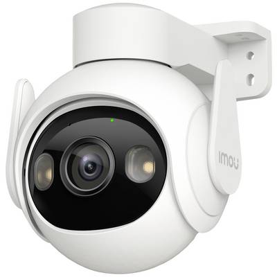 Monitorovacia kamera s guľovitým dizajnom, dvoma malými anténami, označená logom 'IMOU', vhodná na zavesenie na stenu.