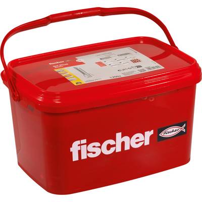 Červené vedierko na ukladanie Red Fischer s rukoväťou a označeným viečkom, zobrazené na bielom pozadí.