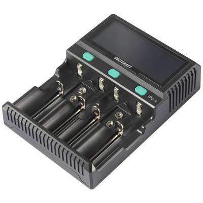 VOLTCRAFT IPC-4 nabíjačka na okrúhle akumulátory LiIon, LiFePO, NiMH, NiCd, LiFePO4 A, mignon (AA), micro (AAA), Mini (A