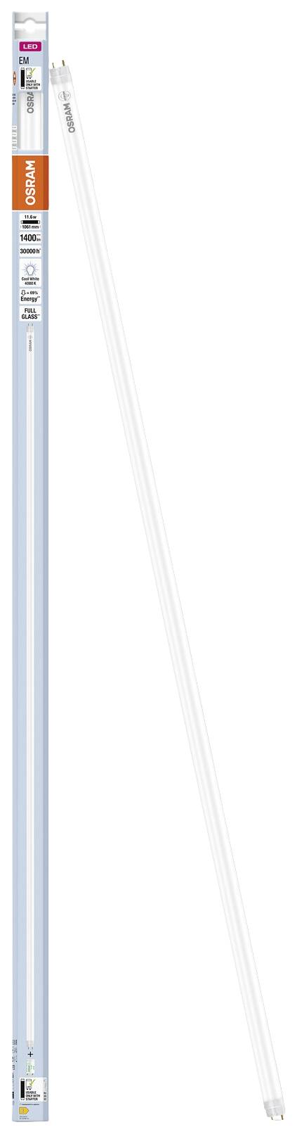 UV-C lampa v modrom obale s oranžovou etiketou. Lampa je podľa obrázku dlhá a štíhla.