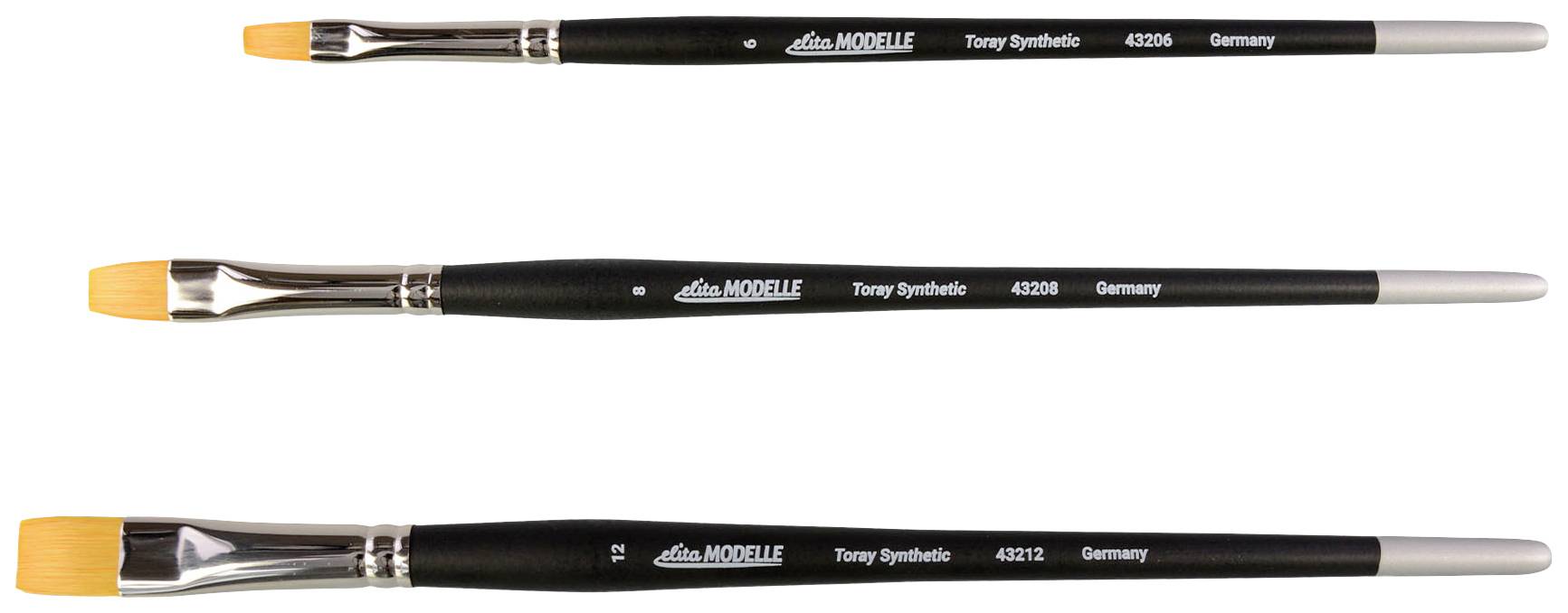 Kit pennelli Elita Toray 3 parti