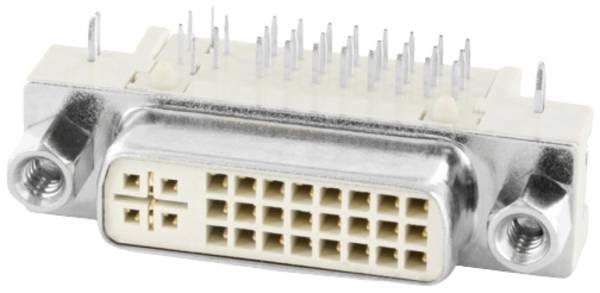 Connfly DS1091-VN0S vstavaná zásuvka zásuvka, vstavateľná horizontálna Pólov: 29 béžová 1 ks Tray