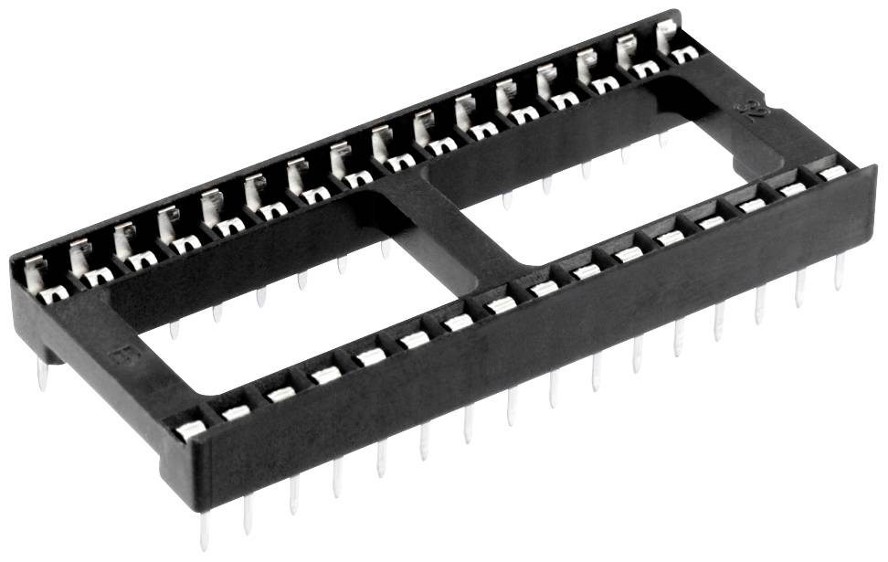 Connfly DS1009-32AT1WS-0A2 IC-fitting Rastermaat: 2.54 mm Aantal polen: 32 1 stuk(s) Tube afbeelding
