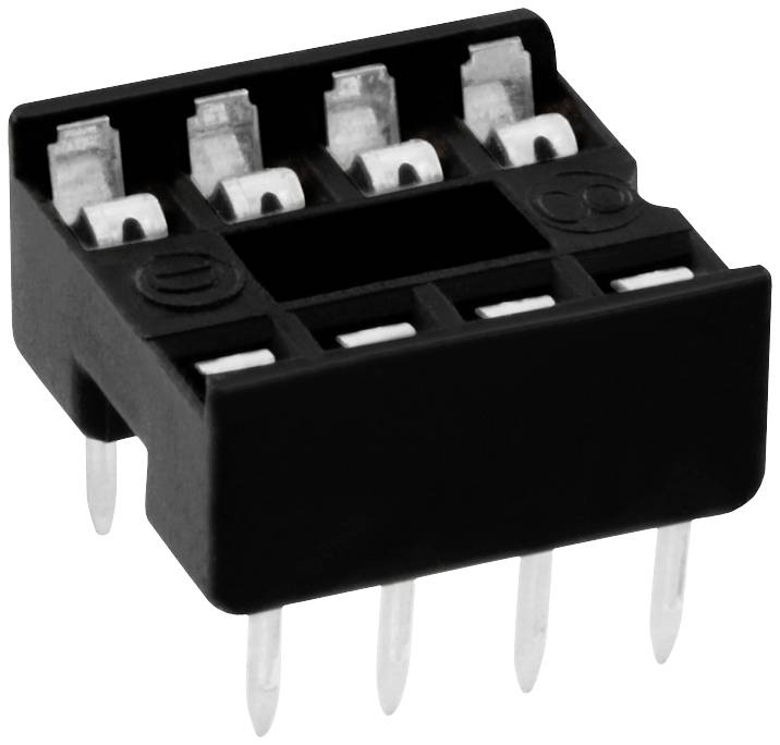 Connfly DS1009-08AT1NX-0A2 IC-fitting Rastermaat: 2.54 mm Aantal polen: 8 1 stuk(s) Tube afbeelding