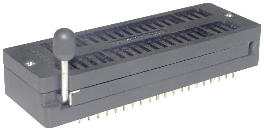 Connfly DS1043-32FB IC-testvoetje Rastermaat: 2.54 mm Aantal polen: 32 1 stuk(s) Tube afbeelding