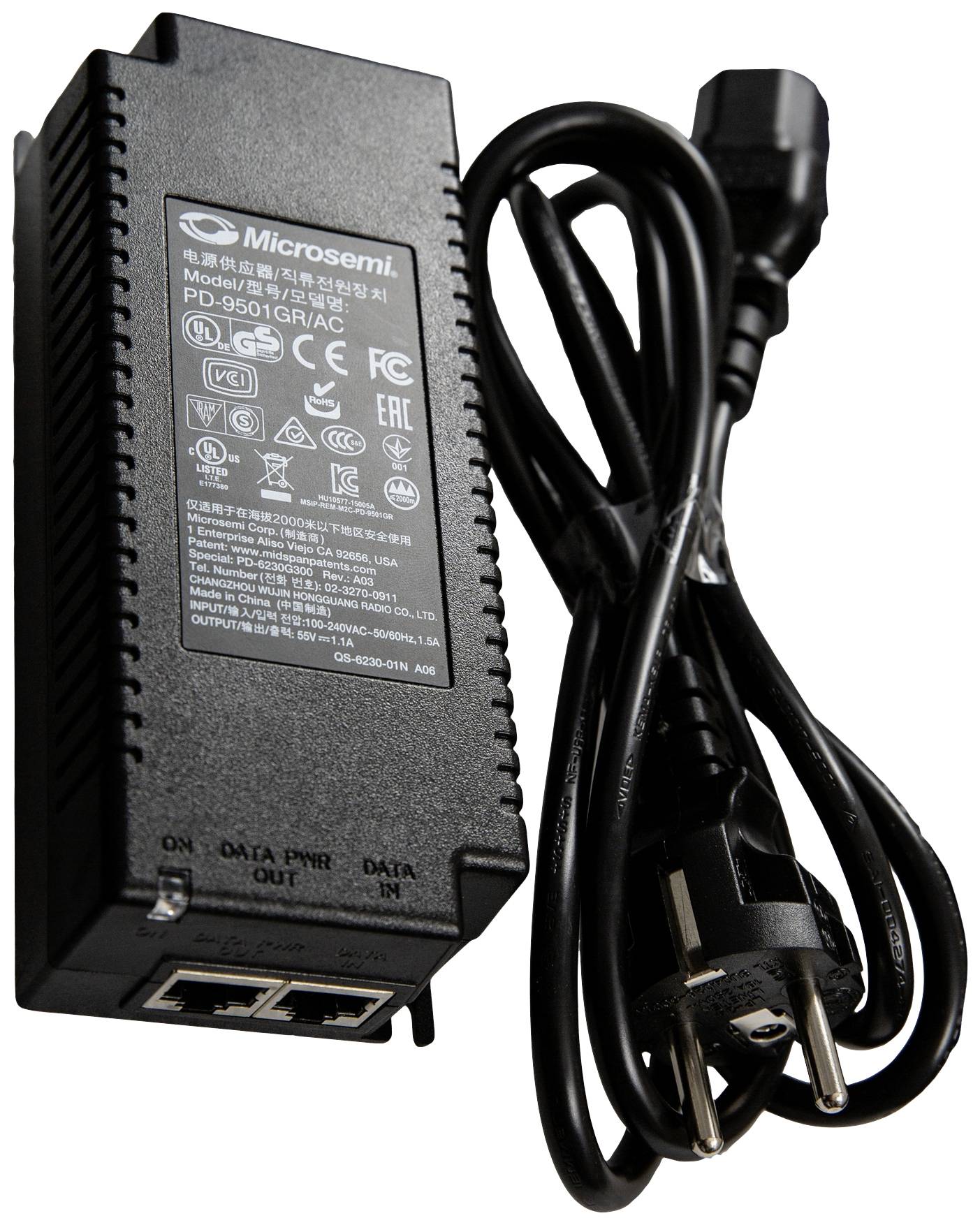 Mobotix Iniettore UPoE Mx-NPA-UPoE1A-60W Mx-NPA-UPoE1A-60W