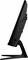 Pohľad zboku na čierny počítačový monitor s jednoduchým, moderným dizajnom a štíhlym stojanom.