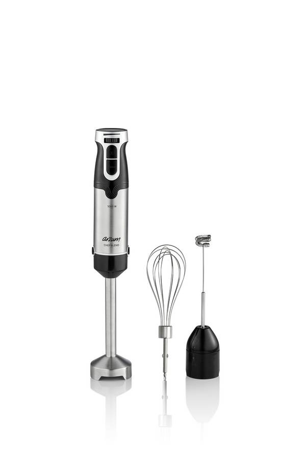 arzum AR1160 tyčový mixér 1000 W plynulé nastavenie rýchlosti čierna, Inox