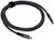 USB-C nabíjací kábel s pletením, s USB-C konektormi na oboch koncoch.