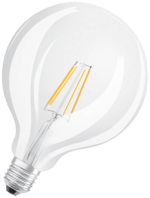 OSRAM HOMELIGHTING 4099854054211 LED  En.trieda 2021 E (A - G) E27 guľatý tvar 4 W = 40 W teplá biela (Ø x v) 125 mm x 125 mm  1 ks