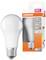 LED žiarovka od OSRAM, 75 W, 1055 lm, denné svetlo, energetická trieda F, pätica E27, životnosť 15 rokov. Obal zobrazuje špecifikácie.