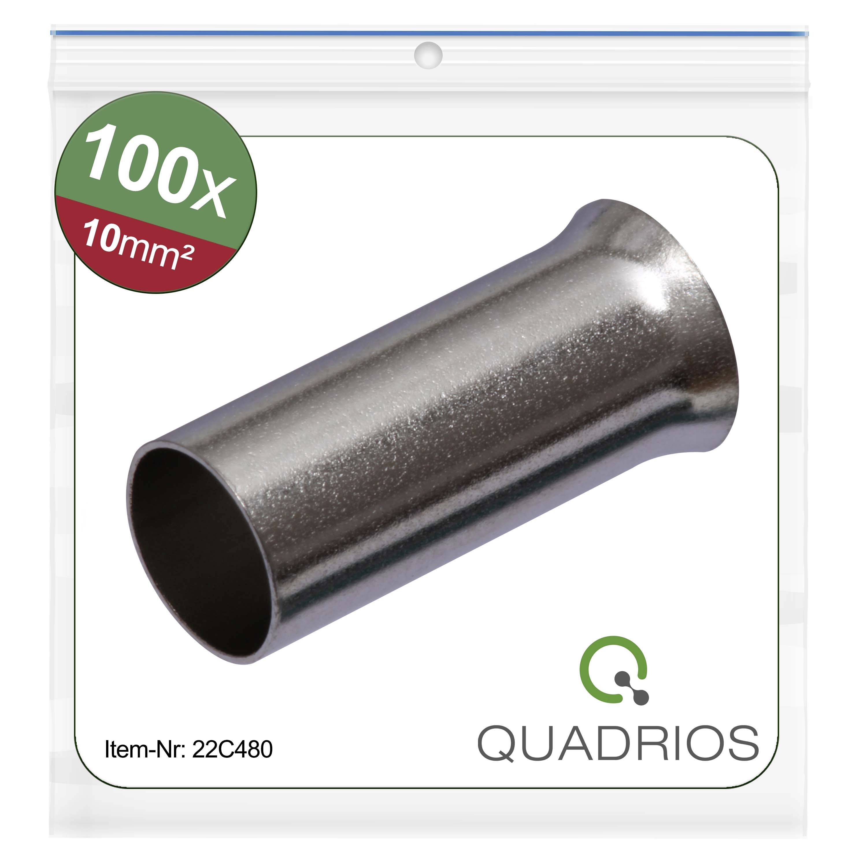 Quadrios 22C480 Capocorda 10 mm² Non isolato 100 pz.