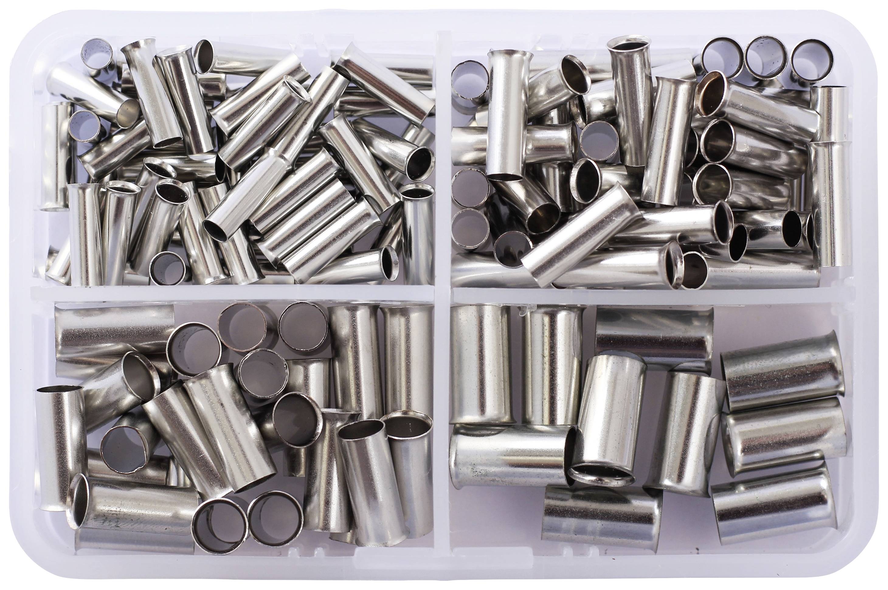 Quadrios 2010C393 Assortimento Capicorda 4 mm², 6 mm², 10 mm², 16 mm² Non isolato 135 pz.