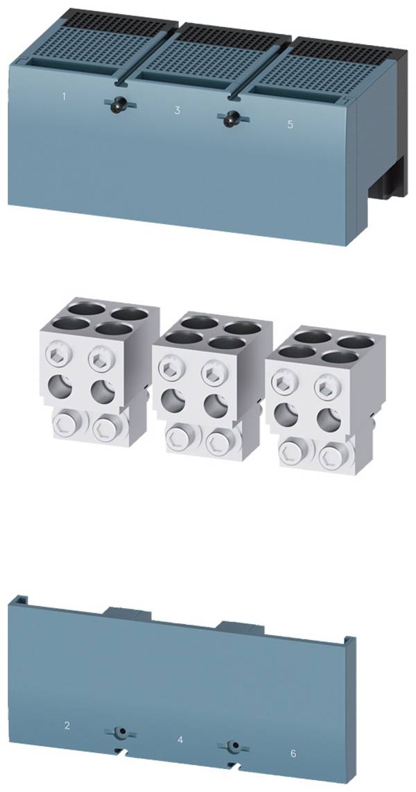 Siemens 3VA9673-0JJ43 Spojovacia svorka pre okrúhly vodič 1 ks