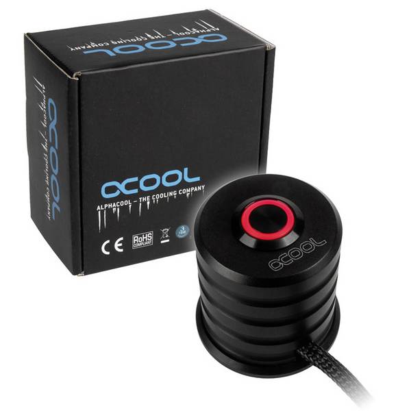 Alphacool 17434 kábel PowerButton  čierna, červená