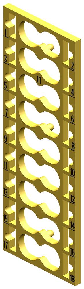 Siemens 6ES71936CP112MT0 6ES7193-6CP11-2MT0 Targhetta per codifica a colori PLC