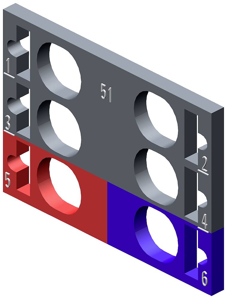 Siemens 6ES71936CP512MC0 6ES7193-6CP51-2MC0 Targhetta per codifica a colori PLC
