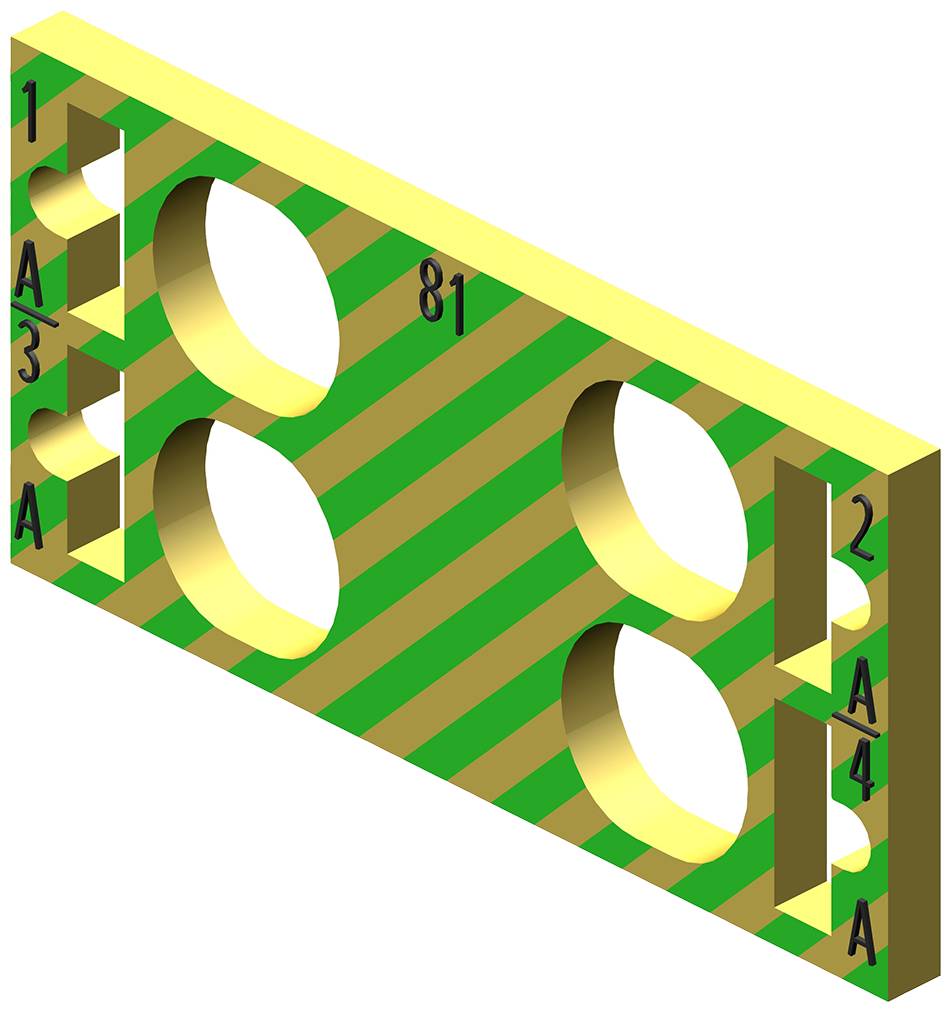 Siemens 6ES71936CP812AB0 6ES7193-6CP81-2AB0 Targhetta per codifica a colori PLC