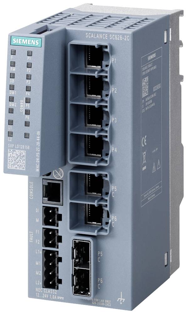 Siemens 6GK5626-2GS00-2AC2 bezpečnostný prvok 10 / 100 / 1000 MBit/s