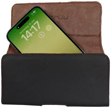 honju horizon púzdro na opasok Apple iPhone 6 Plus, iPhone 6S Plus, iPhone 7 Plus, iPhone 8 Plus, iPhone XS Max, iPhone 11 Pro Max, iPhone 12 Pro Max, iPhone 13 Pro Max, iPhone 14 Plus, iPhone 14 Pro Max, iPhone 15 Plus, iPhone 15 Pro Max, iPhone 16 Plus, iPhone 16 Pro Max čierna