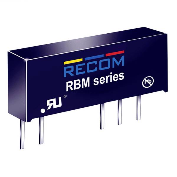 RECOM RBM-1212D DC / DC menič napätia 12 V -12 V, 12 V -0.041 A 1 W Počet výstupov: 2 x