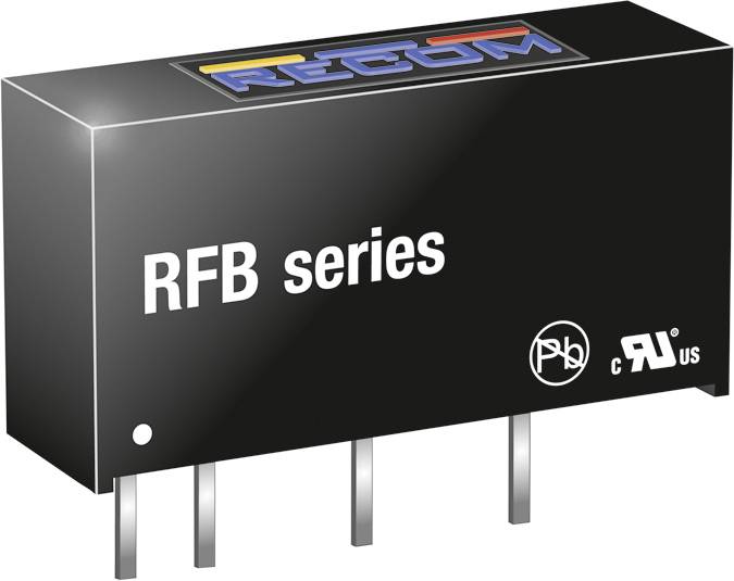 RECOM RFB-0505S Convertitore DC/DC 5 V 5 V 0.2 A 1 W Num. uscite: 1 x Contenuto 1 pz.