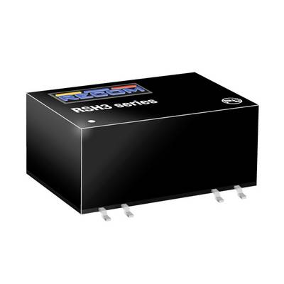 Čierny elektronický komponent série RSH3 s tromi striebornými kontaktmi, vhodný pre elektronické zariadenia.