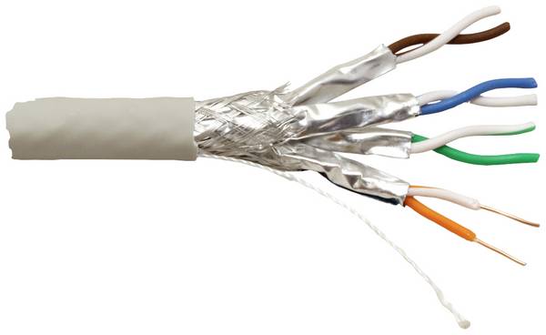 Value 21.99.0886 21.99.0886 sieťový kábel ethernetový, CAT 7, S/FTP, 100 m