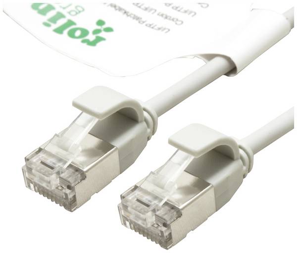 Roline green 21.44.3301 RJ45 sieťové káble, prepojovacie káble CAT 6A U/FTP 0.30 m sivá netienený, bez halogénov, samozhášavý 1 ks