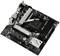 Čierna základná doska od ASRock, model 'A520M Pro4', s viacerými konektormi a slotmi vrátane RAM slotov a socketu pre procesor.