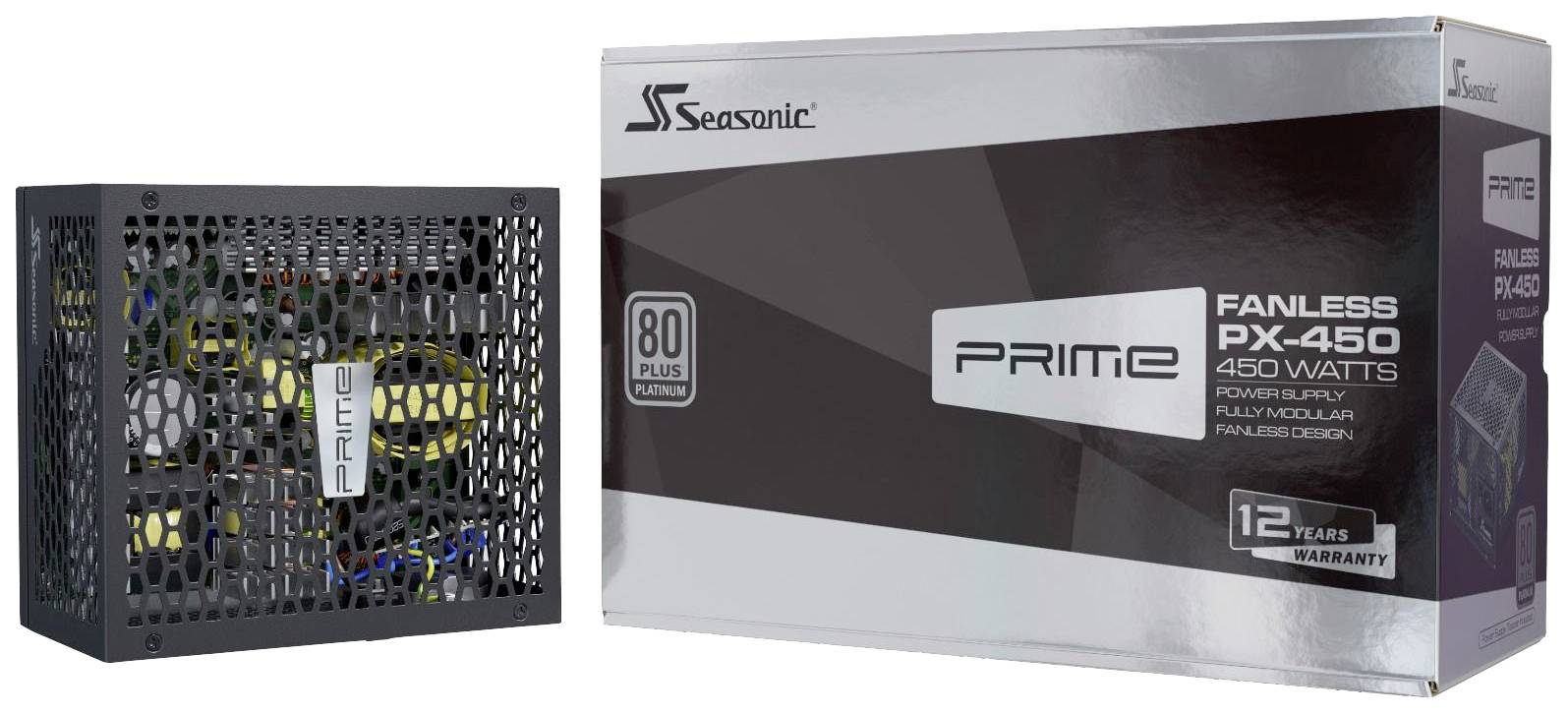 Seasonic PRIME Fanless PX sieťový zdroj pre PC 450 W ATX 80 PLUS® Platinum-9