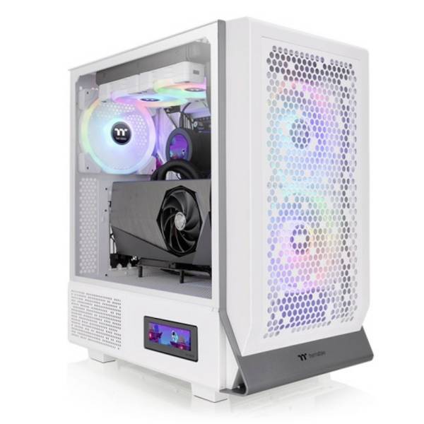 Thermaltake Ceres 300 TG midi tower PC skrinka biela