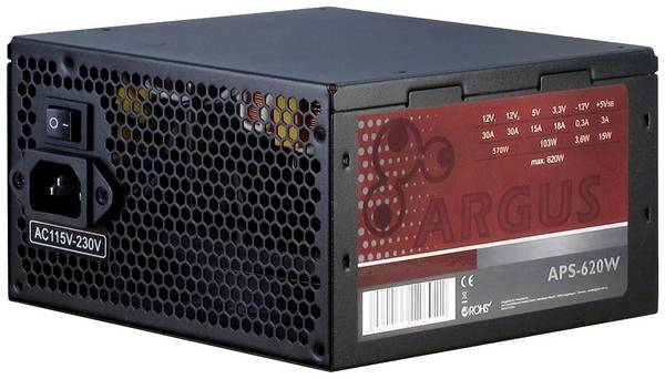 Inter-Tech Argus APS sieťový zdroj pre PC 620 W ATX